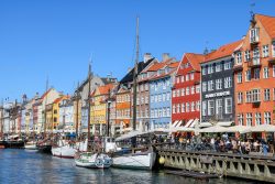 Kodaň, město s Malou mořskou vílou