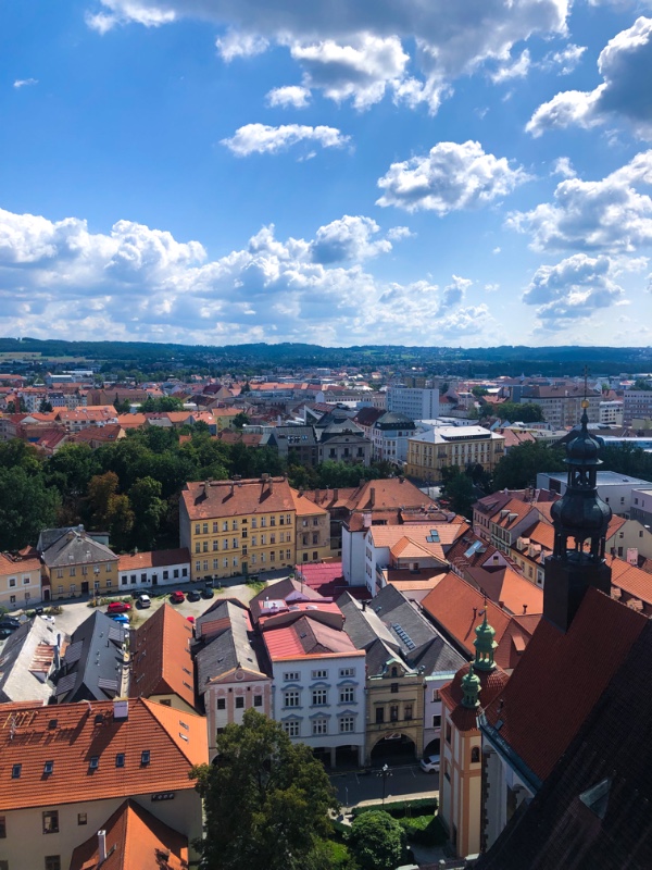 České Budějovice - výhled z Černé věže