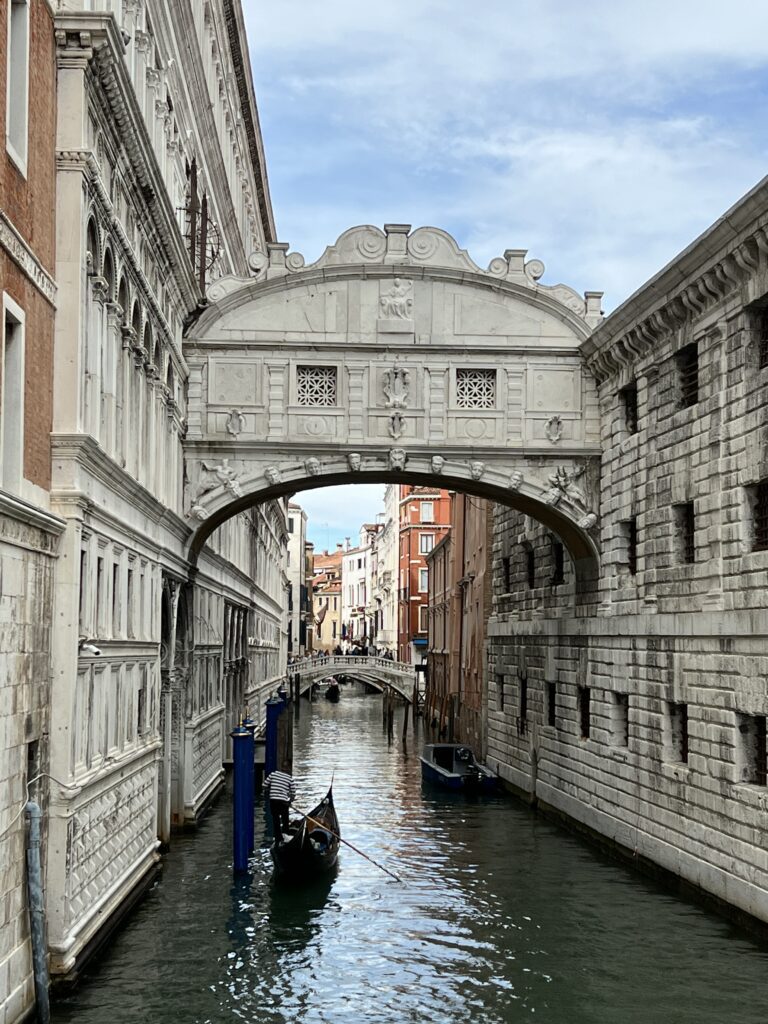 Benátky, most vzdechů