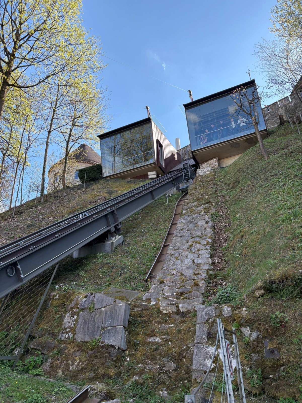 Lanovka na Lublaňský hrad