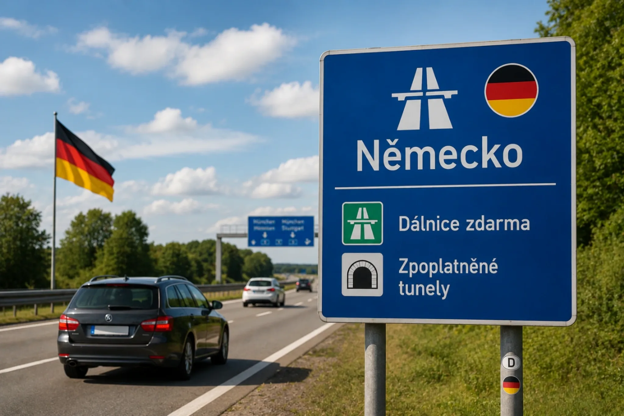 Německo: dálniční známka a mýtné v roce 2026. Musíte při cestě autem platit?